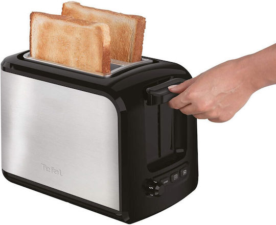 Tefal Φρυγανιέρα 2 Θέσεων 850W Μαύρη