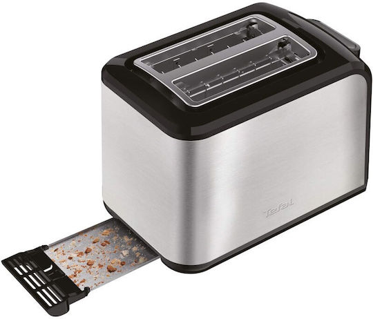 Tefal Φρυγανιέρα 2 Θέσεων 850W Μαύρη