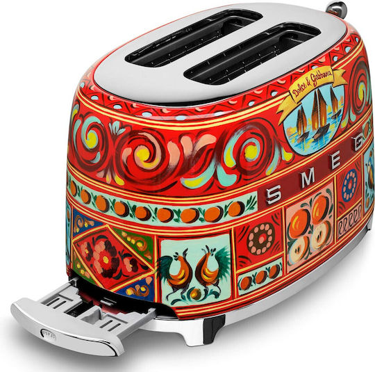 Smeg Toaster 2 Slots 950W Multicolour