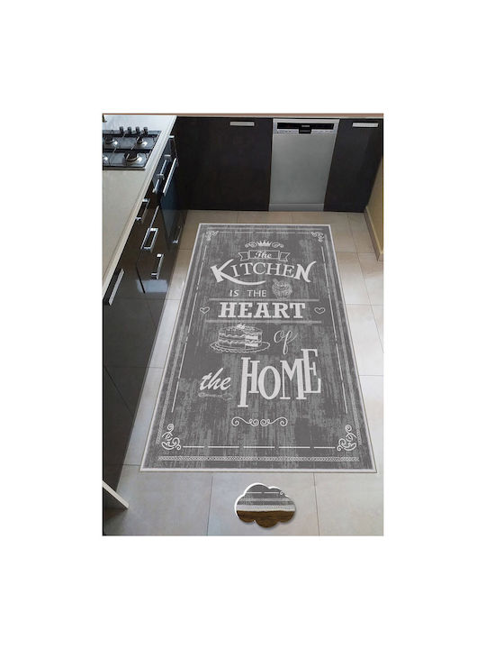 Conceptum Hypnose Wookece 255 Kitchen Mat Runner Grey 60x100εκ.