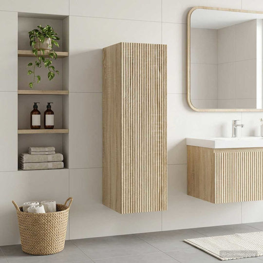 vidaXL Ντουλάπι Μπάνιου 33x34.5x100cm Sonoma