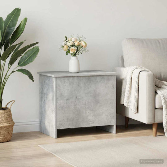 vidaXL Decorative Wooden Trunk Grey 60x40x50cm