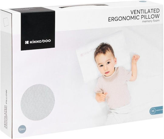 Kikka Boo Βρεφικό Μαξιλάρι Ύπνου Airknit Γκρι Kikka Boo Βρεφικό Μαξιλάρι Ύπνου Airknit Γκρι