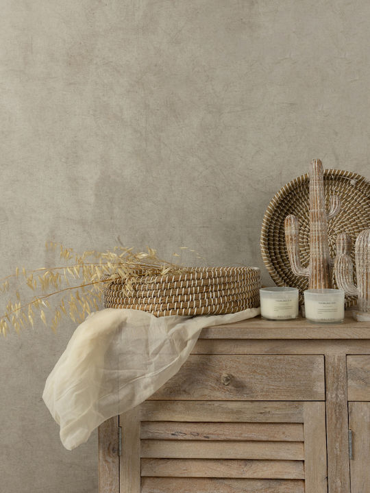 InTheBox Decorative Wicker Tray Round 43x43x10cm 3 Pieces