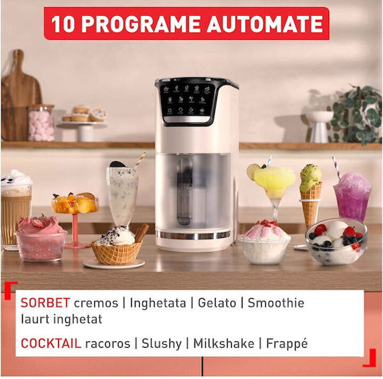 Tefal Dolci Ice Cream Maker 3x1.4lt Brown