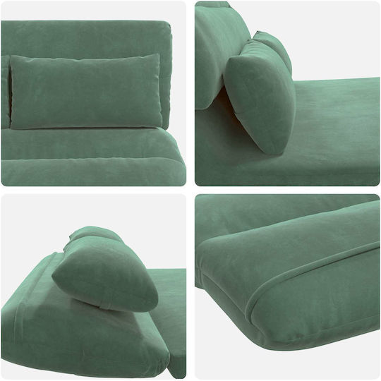 Vielseitiger Sitzsack Kanape Blau 110x82x55cm