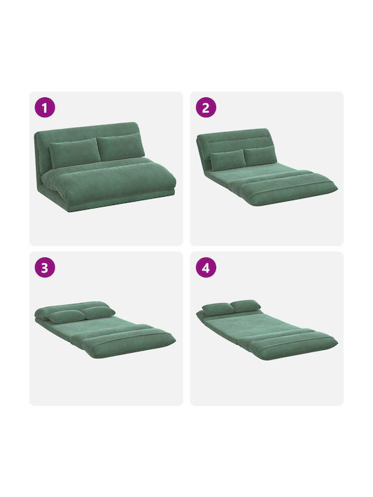Multifunctional Bean Bag Sofa Light Blue 110x82x55cm