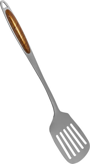 Sidirela Spatel zum Kochen Geschlitzt Metallisch 30cm