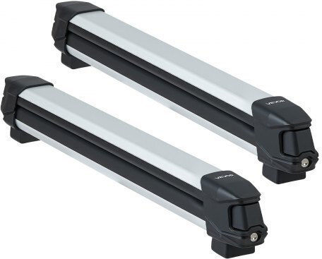 Vevor Dachgepäckträger Für Skiträger & Snowboard Mitnahme Bis Zu 6 Skipaare Oder 4 Snowboards 2 Stück Aluminium Universale Dachgepäckträger Für Autos Mit Schloss & Gummierte Polsterung Basis Angelrutenhalter Passend Für Die Meisten Querträger