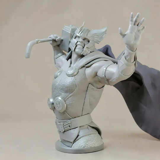 Unpainted 3D Figure Thor V2 From Marvel Painting Diy Gift Colors 20 Cm 1:8