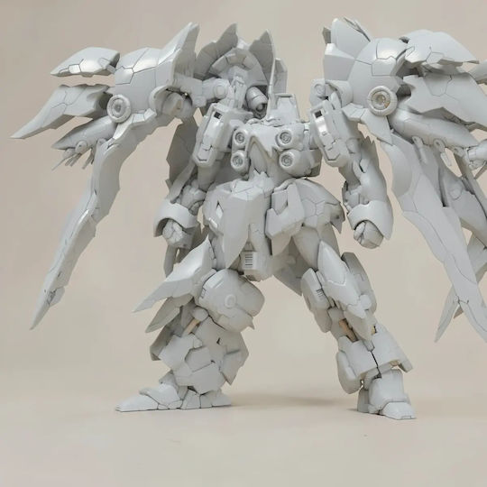 Unpainted 3D Figure Nz 666 Kshatriya Ver Rq Gundam 3D Painting Diy Gift Colors 30 Cm 1:6