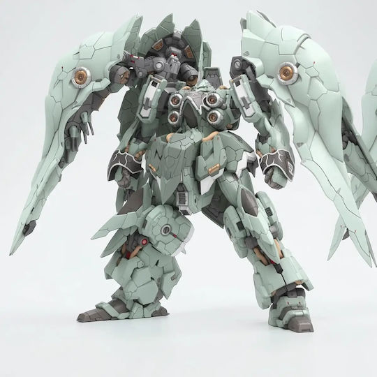 Unpainted 3D Figure Nz 666 Kshatriya Ver Rq Gundam 3D Painting Diy Gift Colors 30 Cm 1:6