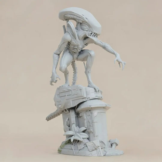 Άβαφη 3D Фигура Alien Xenomorph 457 мм Боядисване DIY Подарък Цветове 20 см 1:8