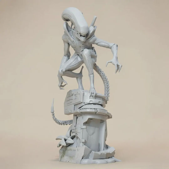 Άβαφη 3D Фигура Alien Xenomorph 457 мм Боядисване DIY Подарък Цветове 30 см 1:6
