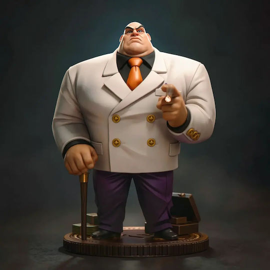 Небоядисана 3D Фигура Kingpin Spider Man Toon Style 3D Боядисване DIY Подарък Цветове 20 см 1:8