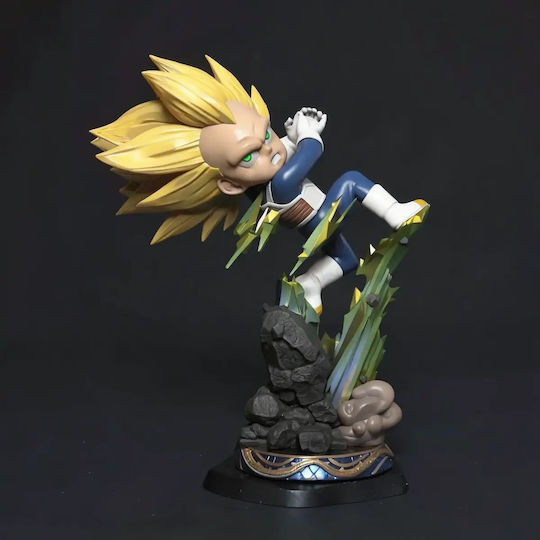 Unpainted 3D Figure Vegeta Ssj3 Daima Chibi Painting Diy Gift Colors 30 Cm 1:6