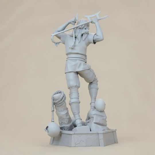 Небоядисана 3D Фигура Kabal Mortal Kombat 3 Ultimate 3D Боядисване DIY Подарък Цветове 30 см 1:6