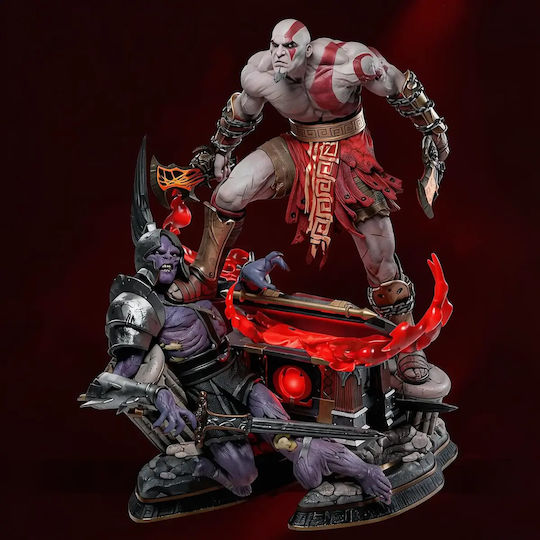 Небоядисана 3D Фигура Young Kratos 400мм Боядисване DIY Подарък Цветове 20 См 1:8
