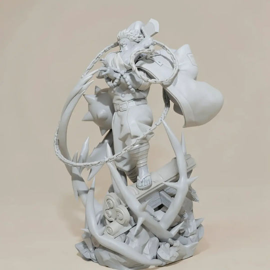 Unbemalte 3d Figur Gyomei Himejima Dämonenjägerin 3d Bemalung Diy Geschenk Farben 15,2 Cm 1:12