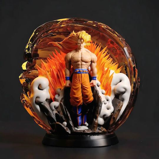 Άβαφη 3D Фигура Son Goku Реалистична Версия 3D Печат Модел Dragonball Боядисване Направи Си Сам Подарък Цветове 20 см 1:8