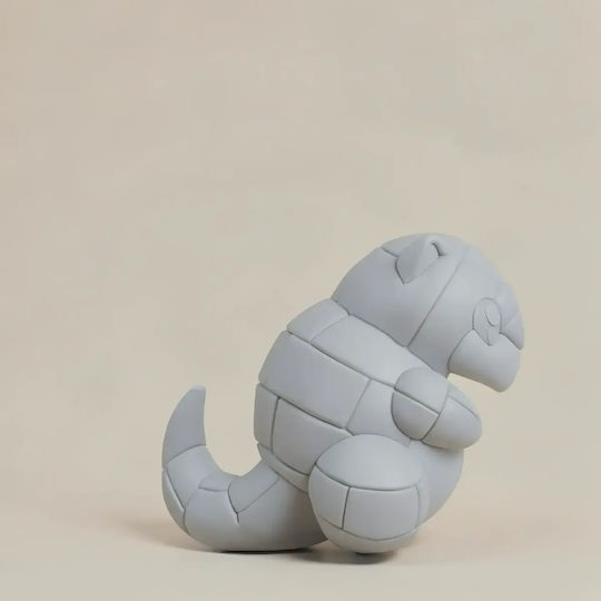 Άβαφη 3d Φιγούρα Life Size Sandshrew Pokemon Βάψιμο Diy Δώρο Χρώματα 30 Cm 1:6