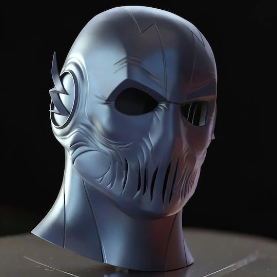 Unbemalte 3d Sammelbare Figur Cosplay Maske Zoom Aus Flash Bemalen Diy Geschenk Farben 30 Cm 1:6