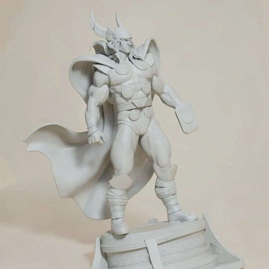 Άβαφη 3d Φιγούρα Thor Comics Musemum Pose Βάψιμο Diy Δώρο Χρώματα 20 Cm 1:8