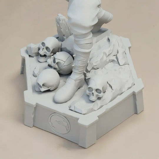 Небоядисана 3D Фигура Liu Kang Mortal Kombat Digital Sculpture Боядисване DIY Подарък Цветове 20 см 1:8
