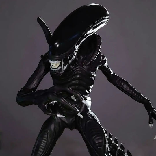 Άβαφη 3d Φιγούρα Xenomorph Alien 3d Βάψιμο Diy Δώρο Χρώματα 30 Cm 1:6
