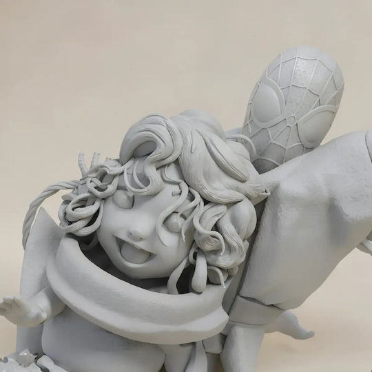 Unpainted 3D Figure Peter B Parker Mayday Spider Man Across Spider Verse Painting Diy Gift Colors 15.2 Cm 1:12