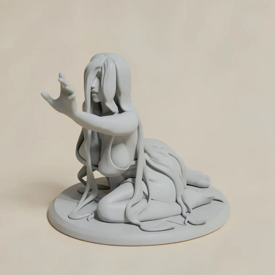 Άβαφη 3D Фигура Ghost Girl Хелоуин Боядисване DIY Подарък Цветове 15,2 см 1:12