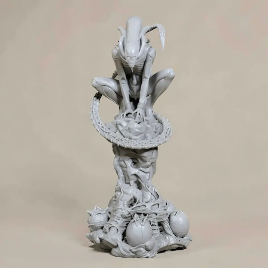 Άβαφη 3D Фигура Alien Xenomorph Big Chap 3D Боядисване DIY Подарък Цветове 30 см 1:6