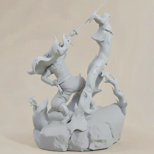 Unbemalte 3d Figur Rengoku Aus Dämonenjägerin Bemalen Diy Geschenk Farben 15,2 Cm 1:12