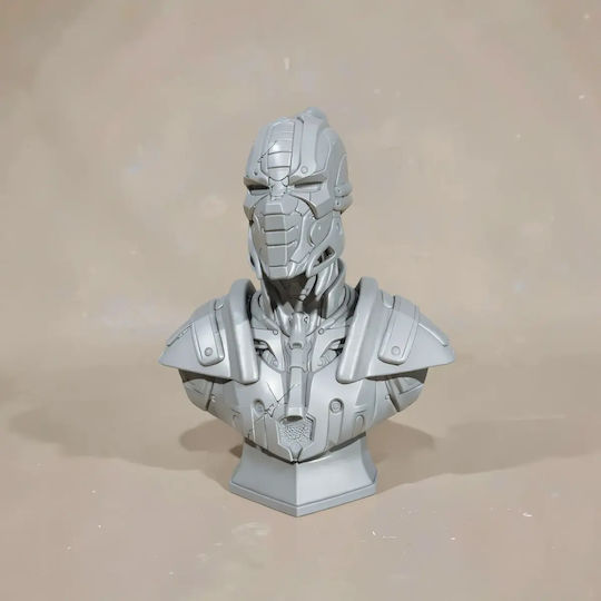 Άβαφη 3D Фигура Mortal Kombat Cyrax Бюст Дигитално Боядисване DIY Подарък Цветове 15,2 см 1:12