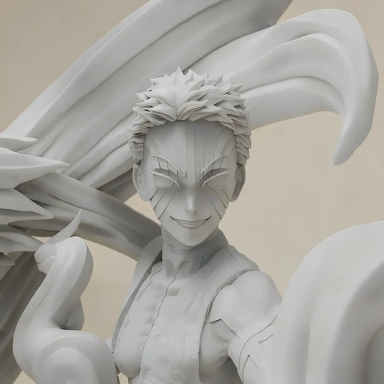 Figurină 3D Nevopsită Akaza Din Demon Slayer Model 3D Vopsire Diy Cadou Culori 30 Cm 1:6