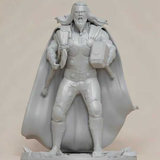 Unpainted 3D Figure Thor End Game V2 Painting Diy Gift Colors 30 Cm 1:6