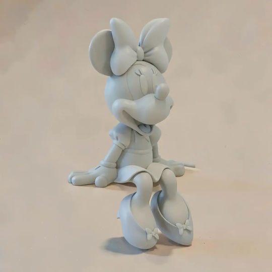 Άβαφη 3d Фигура Minnie От Disney Боядисване Diy Подарък Цветове 30 См 1:6