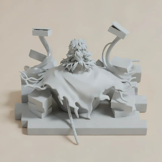 Unpainted 3D Figure Kyojuro Rengoku 3D Model Having Dinner From Demon Slayer Painting DIY Gift Colors 15.2 Cm 1:12