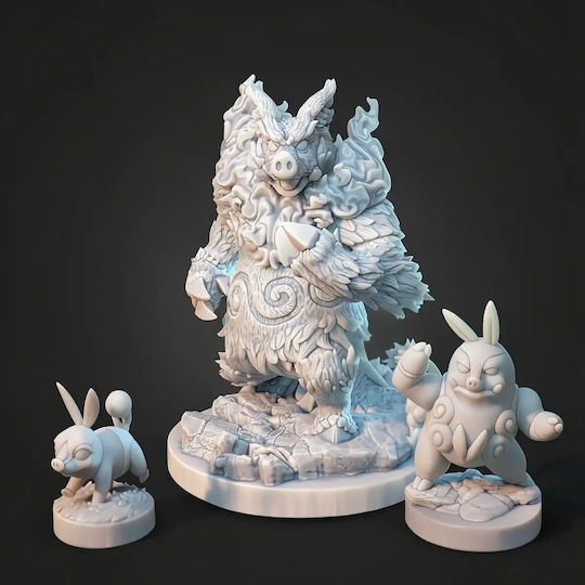 Sammlbare Figur Kaiju Pokemon Fire Boar Emboar Bemalung Diy Geschenk Farben 20 Cm 1:8