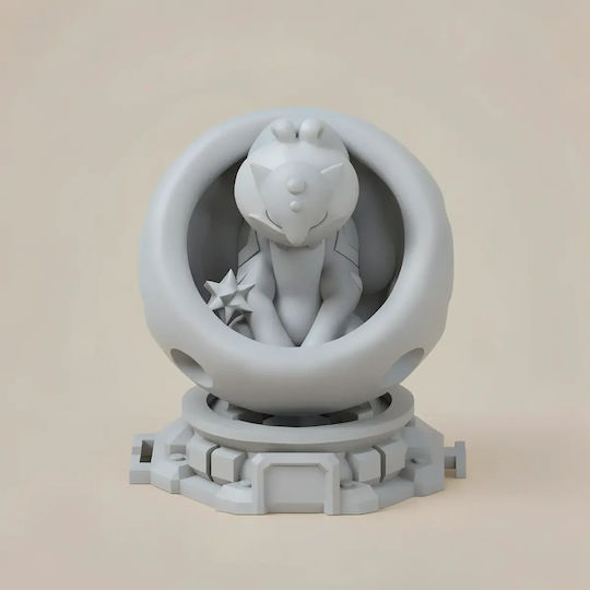 Unpainted 3D Figure Super Basic Pokemon Raikou Healing Machine Painting DIY Gift Colors 30 Cm 1:6