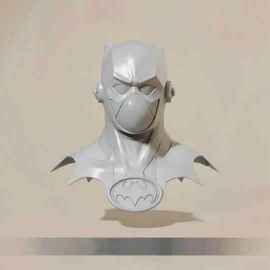 Unbemalte 3d Sammelbare Figur Cosplay Bat Blitzlicht Helm Bemalung Diy Geschenk Farben 20 Cm 1:8