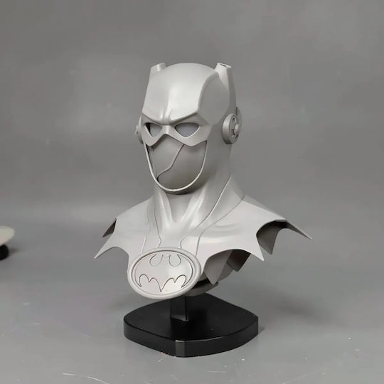Unbemalte 3d Sammelbare Figur Cosplay Bat Blitzlicht Helm Bemalung Diy Geschenk Farben 20 Cm 1:8