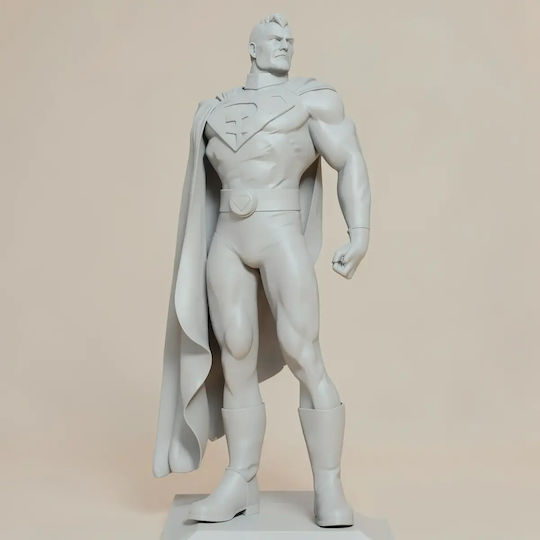 Άβαφη 3D Фигура Superman Red Son Communist Flag 3D Печат Фигура Боядисване DIY Подарък Цветове 15,2 см 1:12