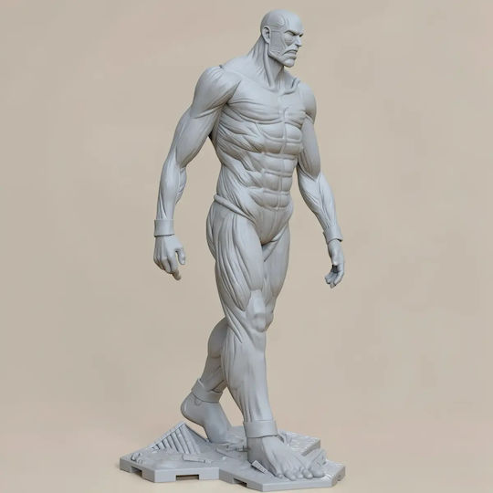 Unpainted 3D Figur Bertholdt Titan Aus Angriff auf Titan Bemalen Diy Geschenk Farben 30 Cm 1:6
