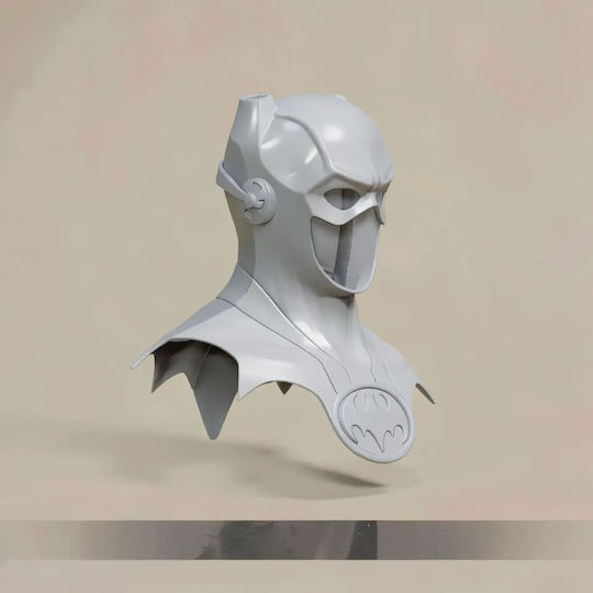 Unbemalte 3d Sammelbare Figur Cosplay Bat Blitzlicht Helm Bemalung Diy Geschenk Farben 30 Cm 1:6