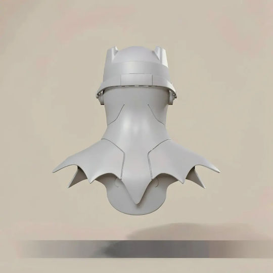 Unbemalte 3d Sammelbare Figur Cosplay Bat Blitzlicht Helm Bemalung Diy Geschenk Farben 30 Cm 1:6
