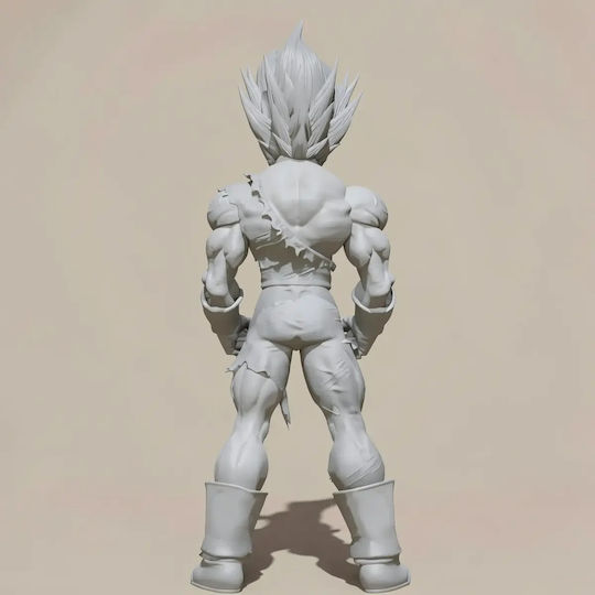 Unpainted 3D Figure Vegeta Ultra Ego No Base Digital Painting DIY Gift Colors 15.2 Cm 1:12