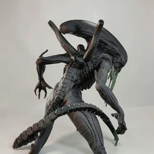 Άβαφη 3D Фигура Xenomorph Alien 380 мм Боядисване DIY Подарък Цветове 20 см 1:8