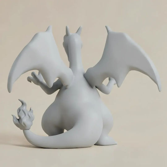 Άβαφη 3d Φιγούρα Charizard Life Size Pokemon 3d Βάψιμο Diy Δώρο Χρώματα 30 Cm 1:6