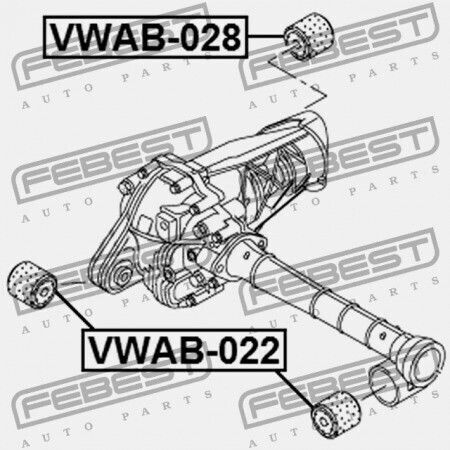 Δακτύλιος Μαξιλαριού Διαφορικού Audi Q7 2007-2015 Ca 7p0525337f